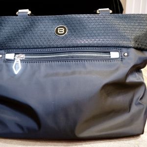 NWT Beside U black mesh Rincon Satchel